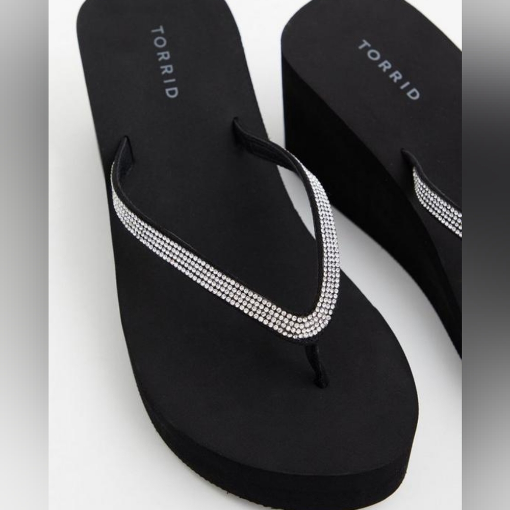 Torrid Platform Rhinestone Sandal - Picture 2 of 8